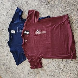 NWT, Converse T-Shirt Bundle: Maroon & Blue